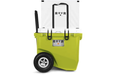 Image of RovR Products RollR 45 Cooler w/ Wagon Bin, Moss, 852490007935