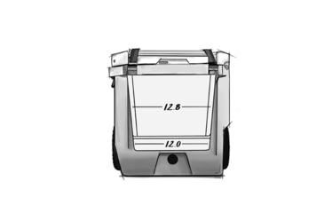 Image of RovR Products RollR 45 Cooler w/ Wagon Bin, Moss, 852490007935