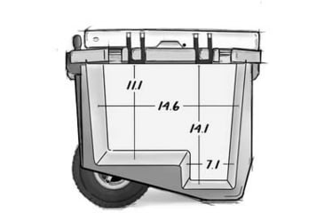 Image of RovR Products RollR 45 Wheeled Cooler, Bluebird, 02-24-00012-14