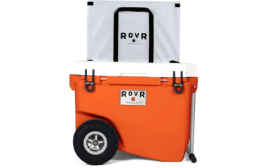 Image of RovR Products RollR 60 Cooler w/ Wagon Bin, Desert, 852490007706