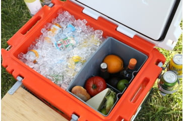 Image of RovR Products RollR 60 Cooler w/ Wagon Bin, Desert, 852490007706