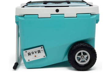 Image of RovR Products RollR 60 Cooler w/ Wagon Bin, Glacier, 60 Quart, 60GROLLRWB