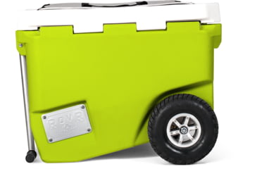 Image of RovR Products RollR 60 Cooler w/ Wagon Bin, Moss, 852490007713
