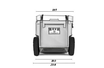 Image of RovR Products RollR 60 Cooler w/ Wagon Bin, Moss, 852490007713