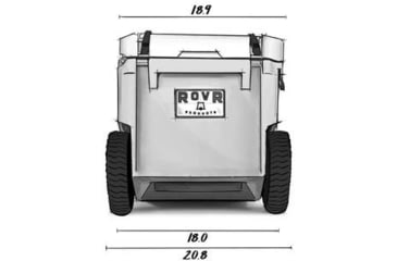 Image of RovR Products RollR 60 Wheeled Cooler, Sage, 02-24-00018-13