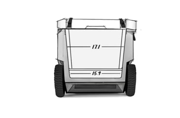 Image of RovR Products RollR 80 Cooler w/ Wagon Bin, Moss, 852490007751