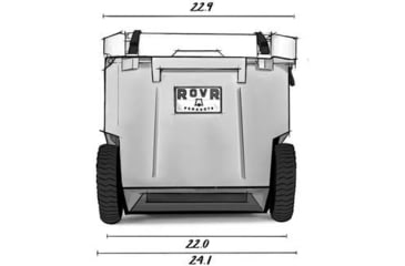 Image of RovR Products RollR 80 Wheeled Cooler, Bluebird, 80BROLLR