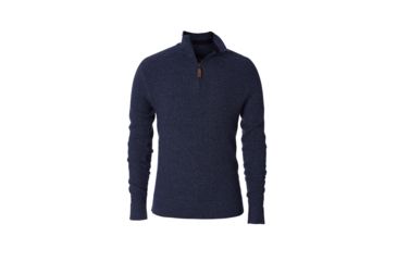 Image of Royal Robbins All Season Merino Thermal 1/4 Zip - Mens, Denim Blue, Extra Large, Y77247-674-XL