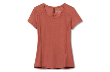 Image of Royal Robbins Amp Lite S/S Tee - Womens, Baked Clay Htr, Large, Y311029-911-L