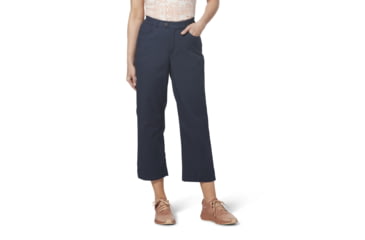 Image of Royal Robbins Billy Goat II Crop Pant - Womens, Navy 2022, 4, Y624009-728-4