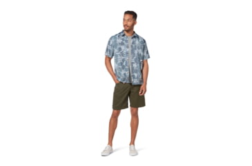 Image of Royal Robbins Comino Leaf S/S Shirt - Mens, Summer Sky, L, Y721013-Summer Sky-L