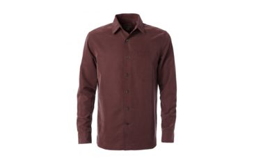 Image of Royal Robbins Desert Pucker Dry Long Sleeve, Fudge, Small, 72221-138-S