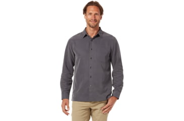 Image of Royal Robbins Desert Pucker Dry Long Sleeve - Mens, Asphalt, 3XL, 72221-568-3XL-
