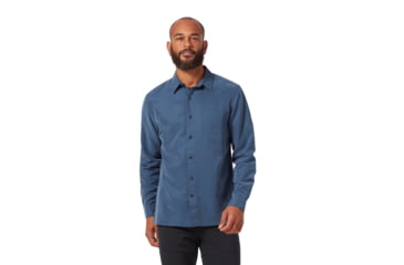 Image of Royal Robbins Desert Pucker Dry Long Sleeve, Collins Blue, Medium, 72221-751-M