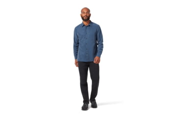 Image of Royal Robbins Desert Pucker Dry Long Sleeve, Collins Blue, Medium, 72221-751-M