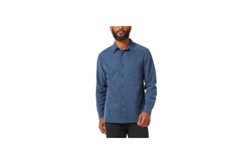 Image of Royal Robbins Desert Pucker Dry Long Sleeve, Collins Blue, Medium, 72221-751-M