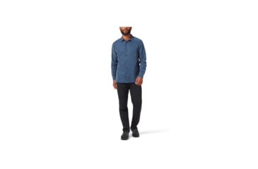 Image of Royal Robbins Desert Pucker Dry Long Sleeve, Collins Blue, Medium, 72221-751-M