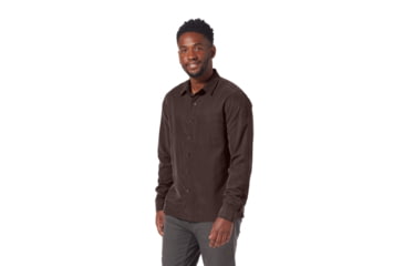 Image of Royal Robbins Desert Pucker Dry Long Sleeve Shirt - Mens, Large, Java, Y72221-123-L