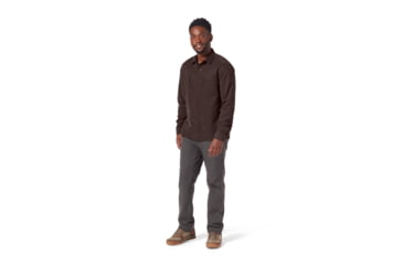 Image of Royal Robbins Desert Pucker Dry Long Sleeve Shirt - Mens, Large, Java, Y72221-123-L