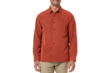 Image of Royal Robbins Desert Pucker Dry Long Sleeve Shirt - Mens, Large, Redwood, Y72221-499-L