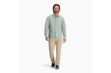 Image of Royal Robbins Desert Pucker Dry Long Sleeve Shirt - Mens, Sage Leaf, 3XL, Y722213393XL