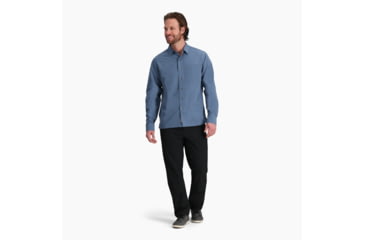 Image of Royal Robbins Desert Pucker Dry Long Sleeve Shirt - Mens, Sea, 3XL, Y722217623XL