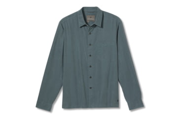 Image of Royal Robbins Desert Pucker Dry Long Sleeve Shirt - Mens, Medium, Sea Pine, Y72221-349-M