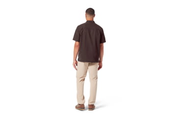 Image of Royal Robbins Desert Pucker Dry Short Sleeve Shirt - Men's, Medium, Java, Y71200-123-M
