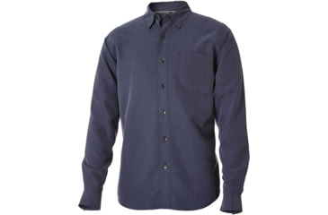Image of Royal Robbins Desert Pucker Long Sleeve - Men's-Navy-Small