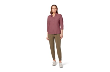Image of Royal Robbins Expedition II 3/4 Sleeve Shirt - Womens, Deco Rose, XL, Y322027-Deco Rose-XL