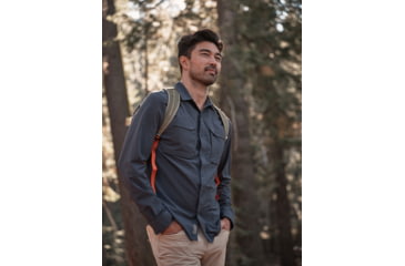 Image of Royal Robbins Expedition Pro Long Sleeve Shirt - Men's, Medium, Navy, Y422039-728-M