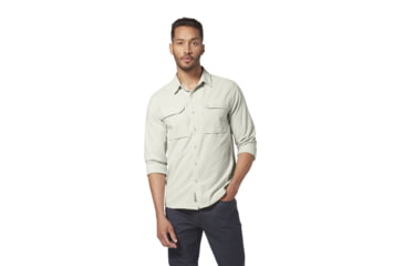 Image of Royal Robbins Expedition Pro Long Sleeve Shirt - Men's, Small, Soapstone, Y422039-151-S