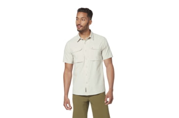 Image of Royal Robbins Expedition Pro Short Sleeve Shirt - Mens, Soapstone, Extra Large, Y421022-151-XL
