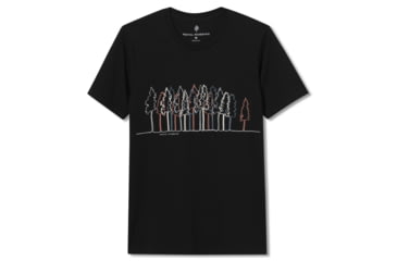 Image of Royal Robbins Forest Tee - Mens, Jet Black, Large, Y711033-37-L