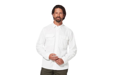 Image of Royal Robbins Global Expedition II L/S Shirt - Mens, White, XL, Y422028-White-XL