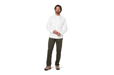 Image of Royal Robbins Global Expedition II L/S Shirt - Mens, White, XL, Y422028-White-XL