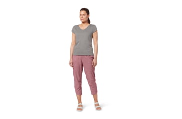 Image of Royal Robbins Hempline Capri - Womens, Deco Rose, 14, Y624004-Deco Rose-14