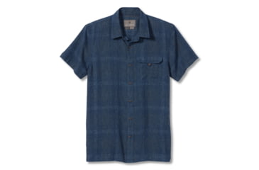 Image of Royal Robbins Hempline Spaced S/S Shirt - Mens, Collins Blue, M, Y721021-Collins Blue-M
