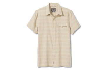 Image of Royal Robbins Hempline Spaced S/S Shirt - Mens, Lt Khaki, XL, Y721021-LT Khaki-XL