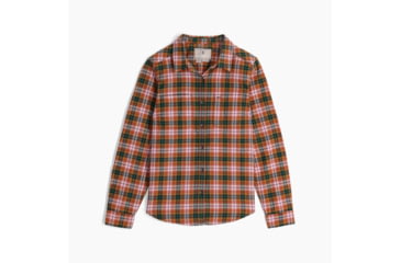 Image of Royal Robbins Lieback Organic Cotton Flannel Long Sleeve - Womens, Baked Clay Wildwood Pld, Extra Small, Y621012215XS