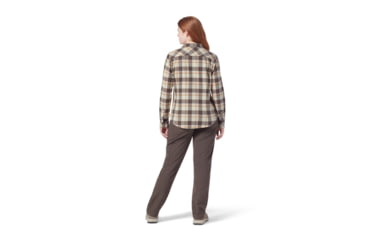 Image of Royal Robbins Lieback Organic Cotton Flannel Long Sleeve Shirt - Women's, Extra Small, Everglade Timber Cove Pld, Y621012-399-XS