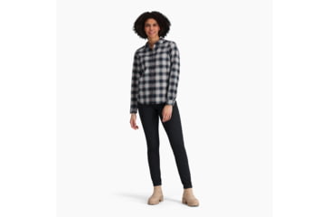 Image of Royal Robbins Lieback Organic Cotton Flannel Long Sleeve - Womens, Sea Pine Wildwood Pld, Extra Small, Y621012934XS
