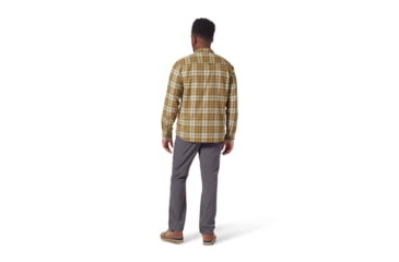 Image of Royal Robbins Lost Coast Flannel Plaid Long Sleeve Shirt - Men's, Small, Dark Olive Rockport Pld, Y422023-986-S