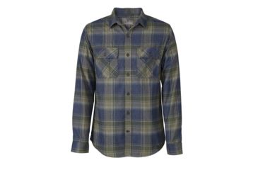 Image of Royal Robbins Lost Coast Flannel Plaid Long Sleeve Shirt - Mens, Fiddlehead, Extra Large, Y422008-255-XL