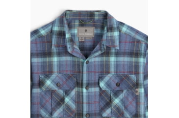 Image of Royal Robbins Lost Coast Flannel Plaid Long Sleeve Shirt - Mens, Sea Westport Pld, Medium, Y422023429M