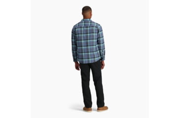 Image of Royal Robbins Lost Coast Flannel Plaid Long Sleeve Shirt - Mens, Sea Westport Pld, Medium, Y422023429M