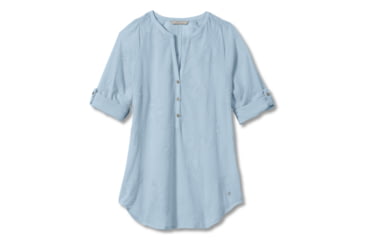 Image of Royal Robbins Oasis Tunic II 3/4 Sleeve Shirt - Womens, Summer Sky, S, Y622017-Summer Sky-S