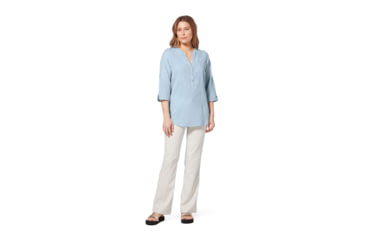 Image of Royal Robbins Oasis Tunic II 3/4 Sleeve Shirt - Womens, Summer Sky, S, Y622017-Summer Sky-S
