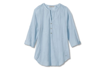 Image of Royal Robbins Oasis Tunic II 3/4 Sleeve Shirt - Womens, Summer Sky, S, Y622017-Summer Sky-S