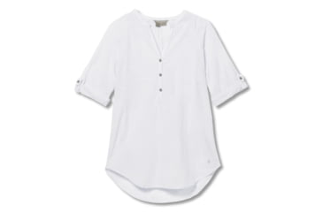 Image of Royal Robbins Oasis Tunic II 3/4 Sleeve Shirt - Womens, White, M, Y622017-White-M